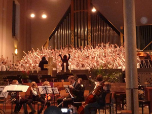 Abschlusslied des Kinderchores beim Adventskonzert