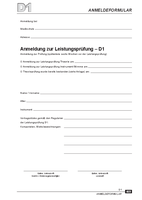 Download Anmeldeformular Leistungsprüfung D1