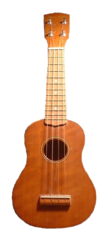 Komplettansicht einer Ukulele