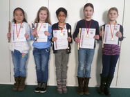 Gewinnerinnen der Blockflötenmedaille 2015
